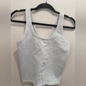 Alo Yoga Seamless Chosen Tank, White